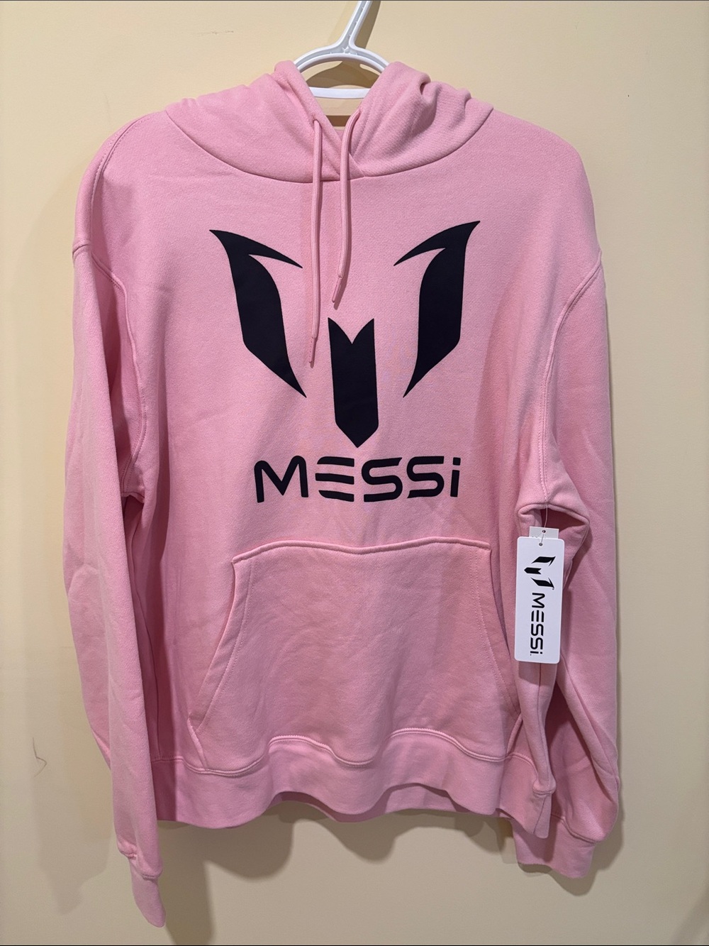 MESSi Pink Logo Hoodie for Men